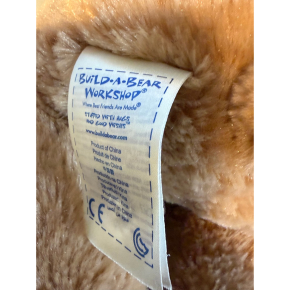 Build-A-Bear Workshop Brown Teddy Bear Stuffed Animal One Size - Picture 6 of 7